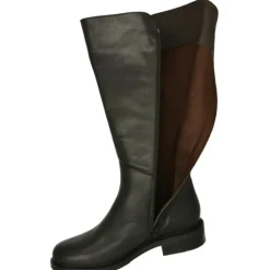 PieSanto Botas|Bota Alta De Con Cana De Ancho Especial 47 Cm De Pala Lisa Y Elastico En Cana. Piso De Goma Y Tacon De Suela Con Planta Negro
