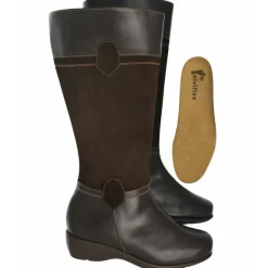 Alviflex Botas Cana Ancha|Bota De Sport, Cana Ancha De 43-44Cm, Cuna De 2 Cm, Suela De Poliuretano