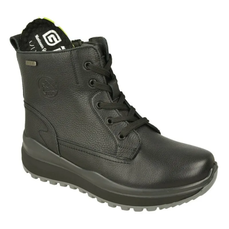 G Comfort Botines|Botin Con Cordones De Impermeable Y Con Piso Antideslizante De Gran Confort De Pisada. Horma De Ancho Especial.