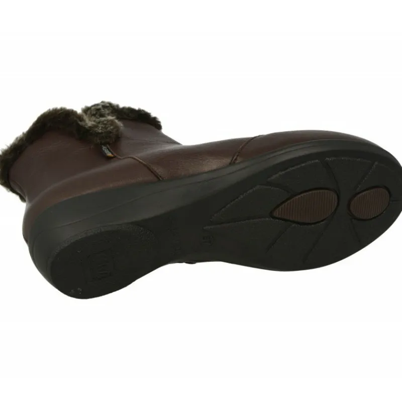 Calzamedi Botines|Botin De Con Pala Lisa Y Cremallera Lateral En Ancho 13 Con Piso De Caucho Y Planta Anatomica Movible
