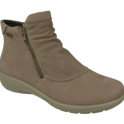 G Comfort Botines|Botin De De Piel Lisa Impermeable Con Doble Cremallera, Planta De Descanso Extraible Y Piso De Poliuretano