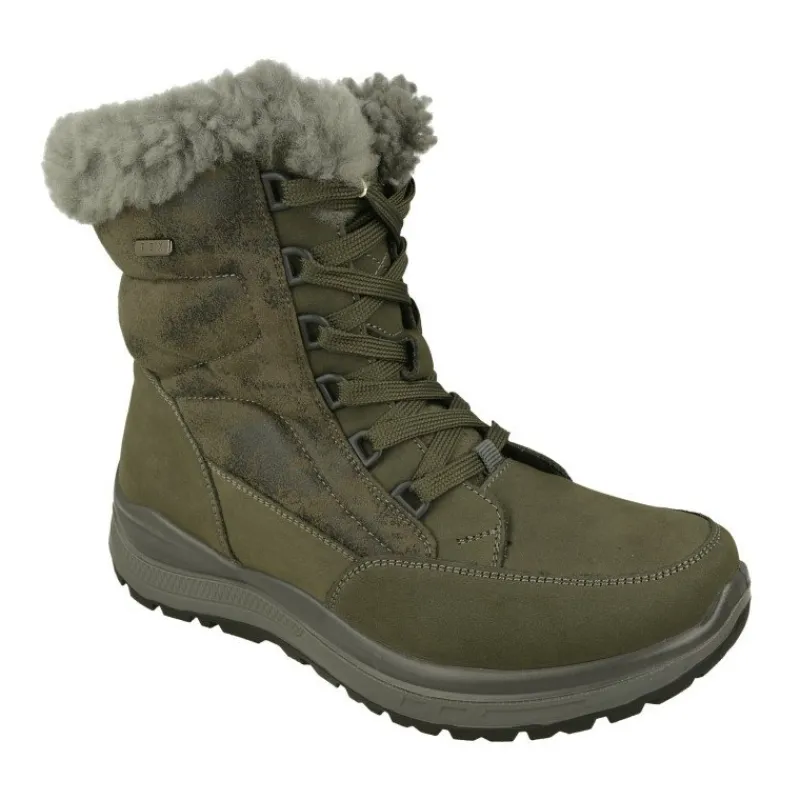 G Comfort Botines|Botin De En Piel De Nobuck De Cana Intermedia Y Forro De Borrego Impermeables Y Con Piso De Cuna Poliuretano
