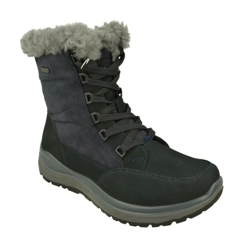 G Comfort Botines|Botin De En Piel De Nobuck De Cana Intermedia Y Forro De Borrego Impermeables Y Con Piso De Cuna Poliuretano
