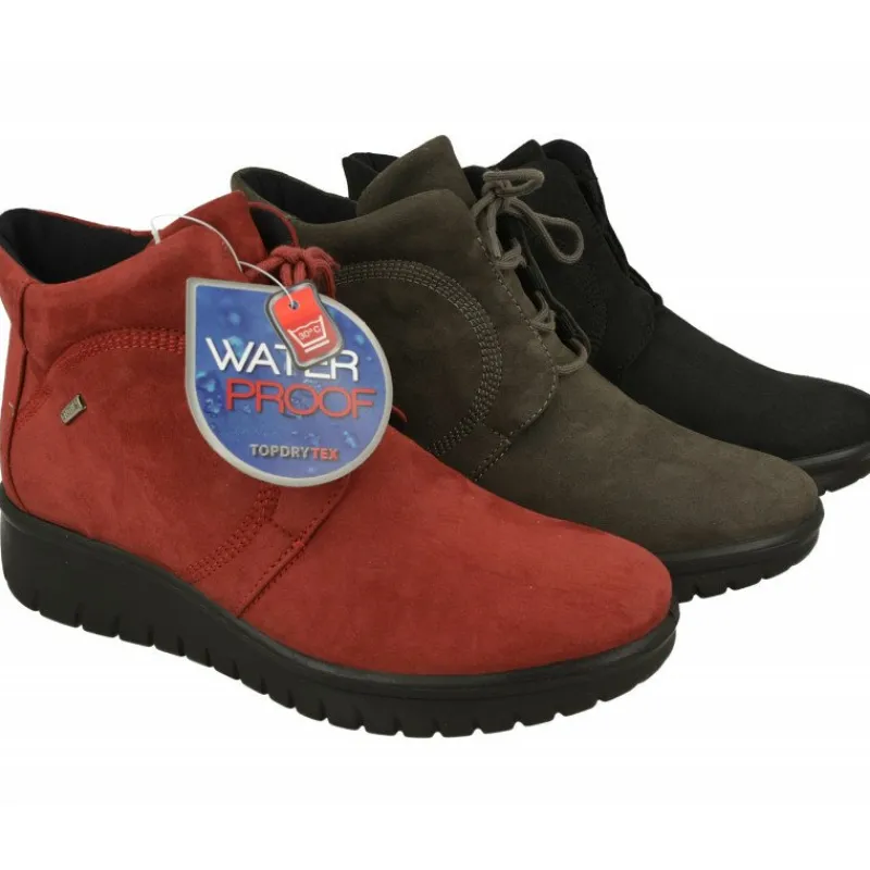 WESTLAND BY JOSEF SEIBEL antes ROMIKA Botines|Botin De Westland Antes Romika En Antelina Impermeable, Piso De Cuna De Poliuretano Amortiguado Y Planta De Descanso