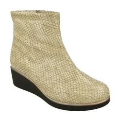 Doctor Cutillas Botines|Botin Del En Piel Grabada Serpiente Charol. Piso De Cuna Microporosa Muy Ligera Y Planta De Descanso Movible