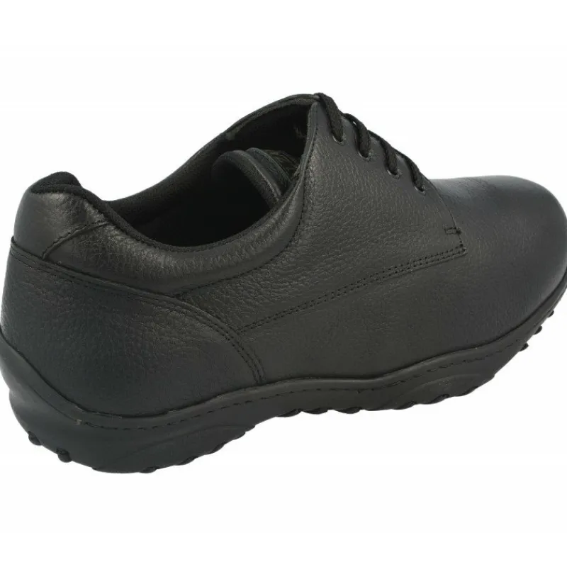 Calzamedi Cordones|Cordon De Pala Lisa Especial Pies Diabeticos, Extra Ancho 14, Plantilla Movible. Negro