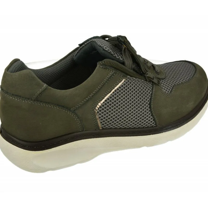 G Comfort Deportivos|Cordon De En Piel Combinada Con Rejilla Picada Y Ajuste Con Cremallera, Planta Extraible Y Piso De Poliuretano