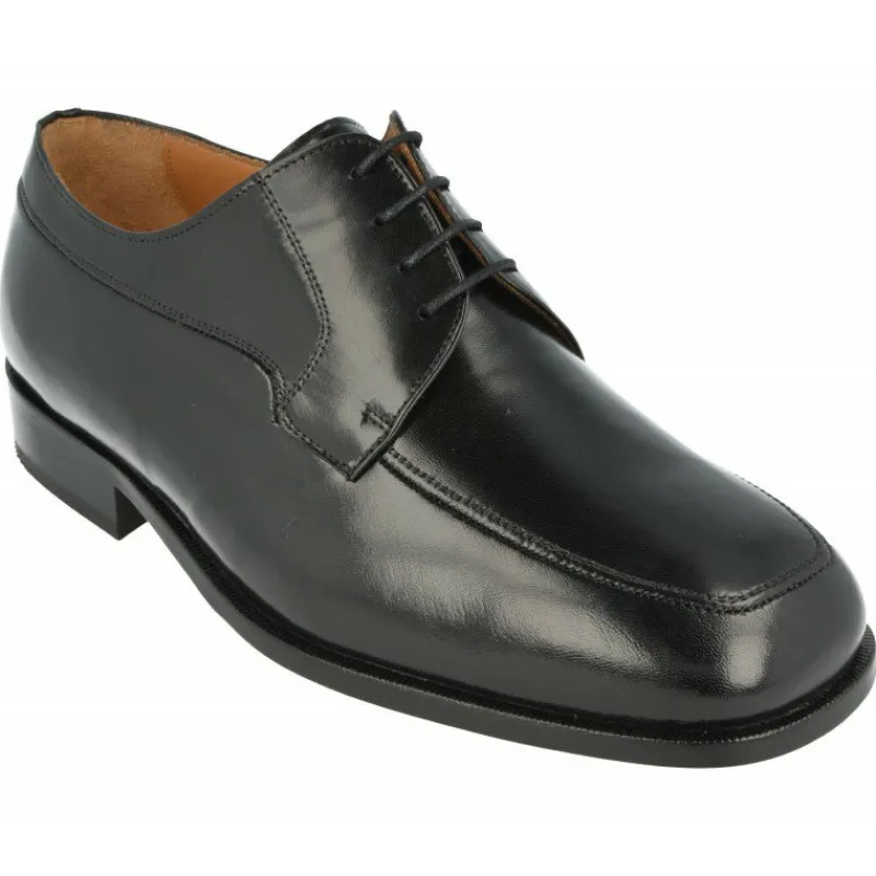 Paco Cantos Cordones|Cordon De , Noruego En Piel ,Ancho 12, Piso Cuero. Negro