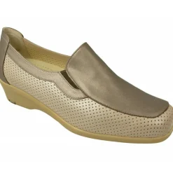 Drucker Calzapedic Mocasines|Mocasin De Drucker Con Elasticos En Pala Y Piel Combinada Tonos Con Planta De Descanso Extraible Y Suela De Amortiguacion