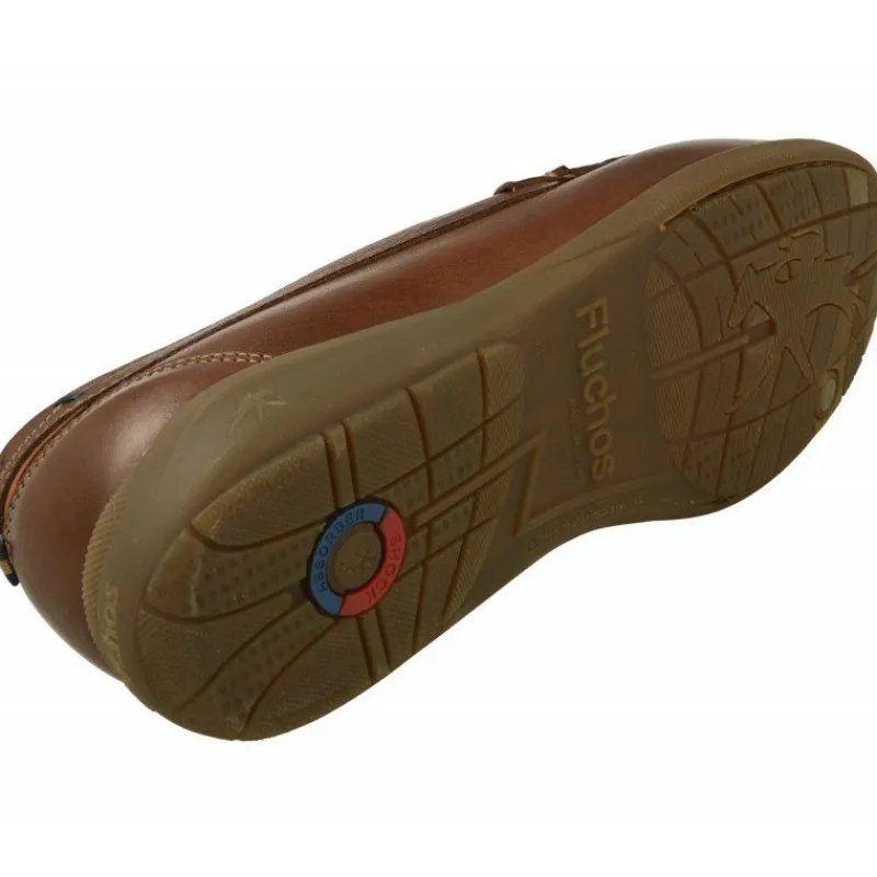 Fluchos Mocasines|Mocasin De En Fabricacion Flexible Kiowa Con Elastico En Pala, Planta De Descanso Movible Y Piso De Caucho Corrido