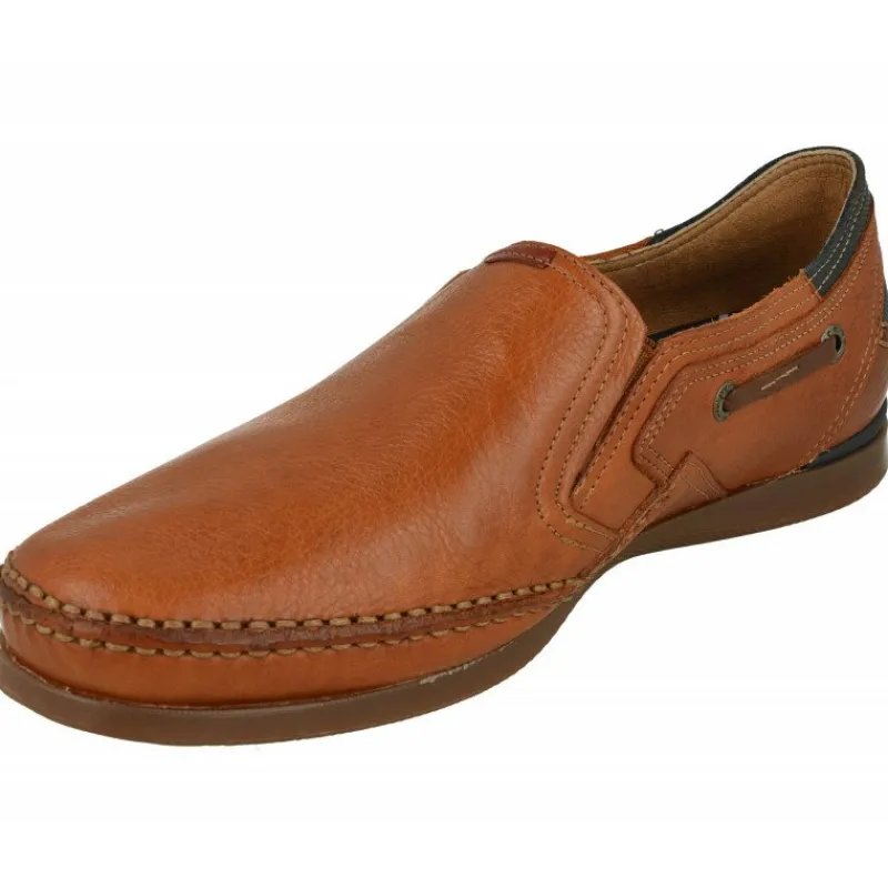 Fluchos Mocasines|Mocasin De En Pala Lisa Y Piso De Cuna De Caucho Con Planta De Descanso