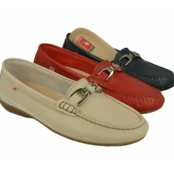 Fluchos Mocasines|Mocasin De Ligero Y Flexible Con Adorno Metal En La Pala, Planta De Descanso Y Piso De Caucho