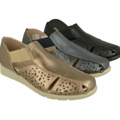 Doctor Cutillas Mocasines|Mocasin Del Con Elasticos En Pala Y Planta De Descanso Con Piel Picada Transpirable