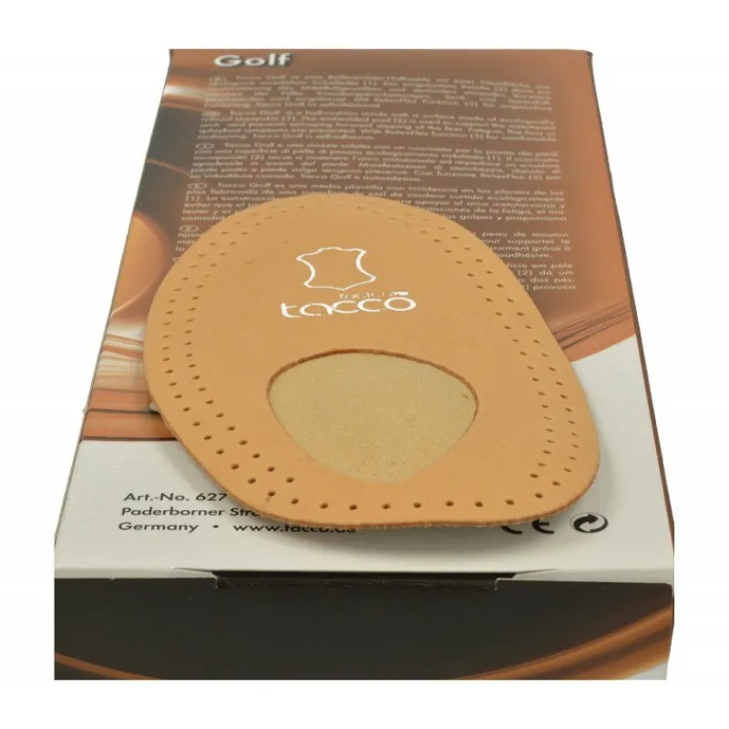 VENEXMA Plantillas|Plantilla Tacogolf Con Apoyo Metatarsal Sin Color