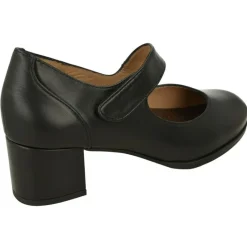 Comfort Class Zapatos Con Pulsera|Pulsera De Confort Class Con Ajuste Por Tira De Velcro. Tacon De Base Ancha Con Planta De Descanso Extraible Y Piso De Goma