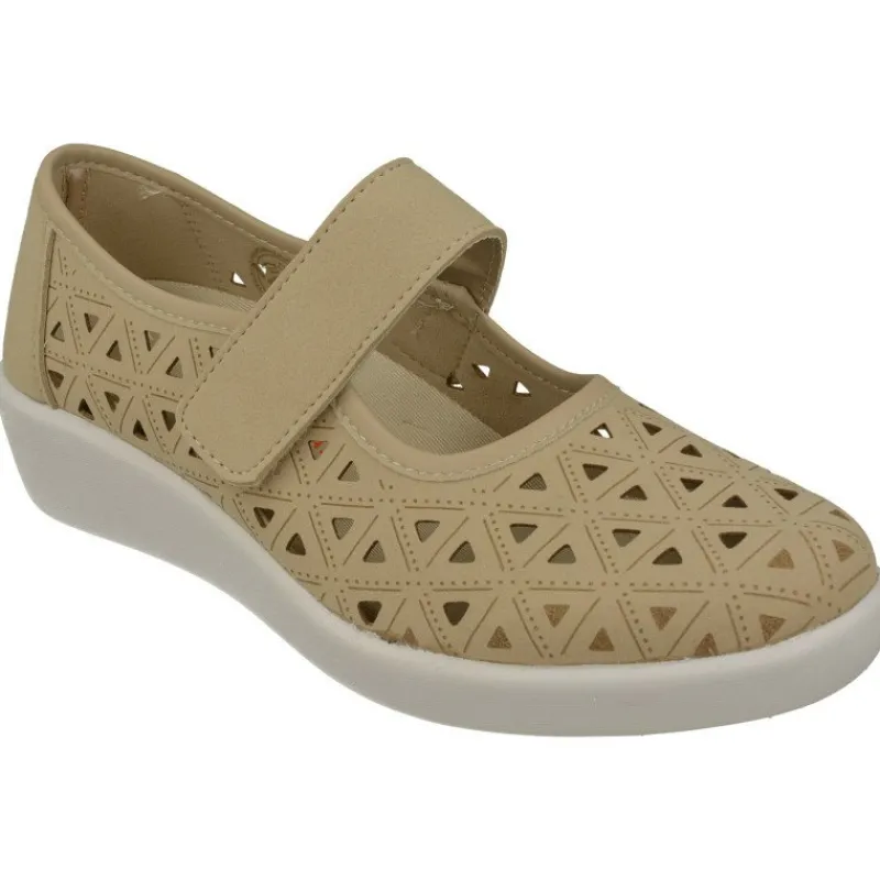 Doctor Cutillas Zapatos Con Pulsera|Pulsera Del En Antelina Picada Con Tira De Velcro Ajustable Y Planta De Latex Extraible
