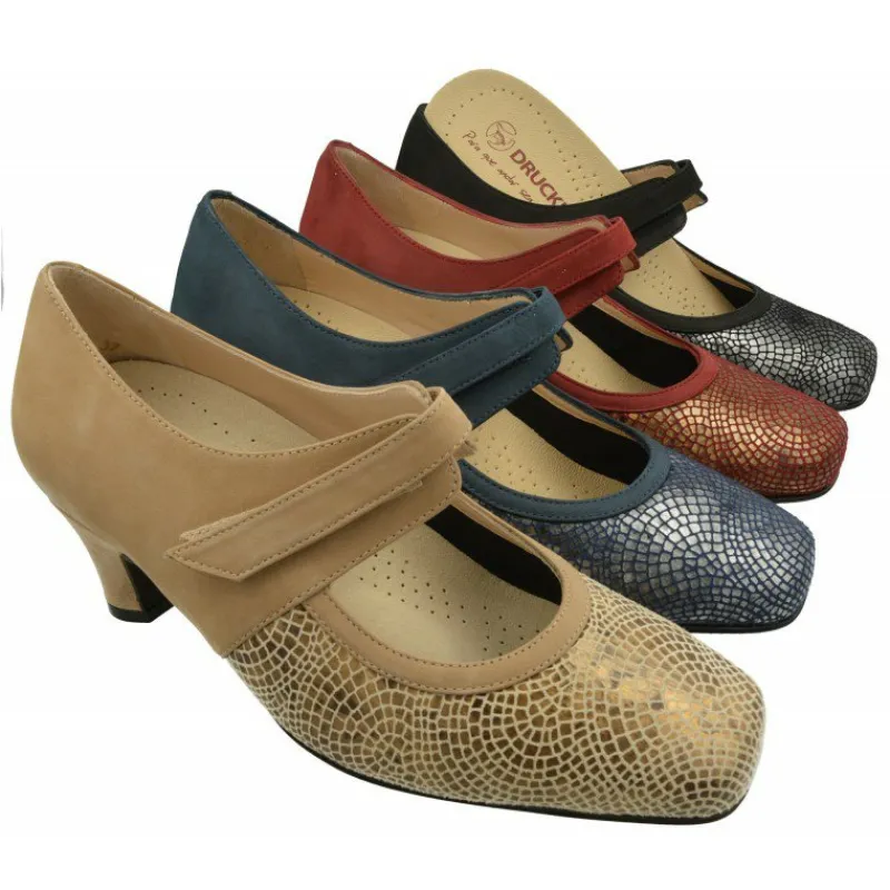 Drucker Calzapedic Zapatos Con Pulsera|Pulsera Vestir De Drucker Con Pala Elastica Especial Para Pies Muy Sensibles Y Planta Antomica Movible