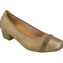 Doctor Cutillas Zapatos Salon|Salon De Con Puntera Recta Y Piel Combinada Metalizada, Tacon De 3Cm Y Planta Anatomica Extraible