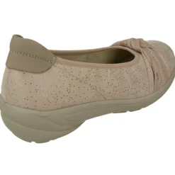 G Comfort Zapatos Salon|Salon De En Piel Nobuck Con Nudo En Escote, Piso De Caucho Y Planta Anatomica Extraible