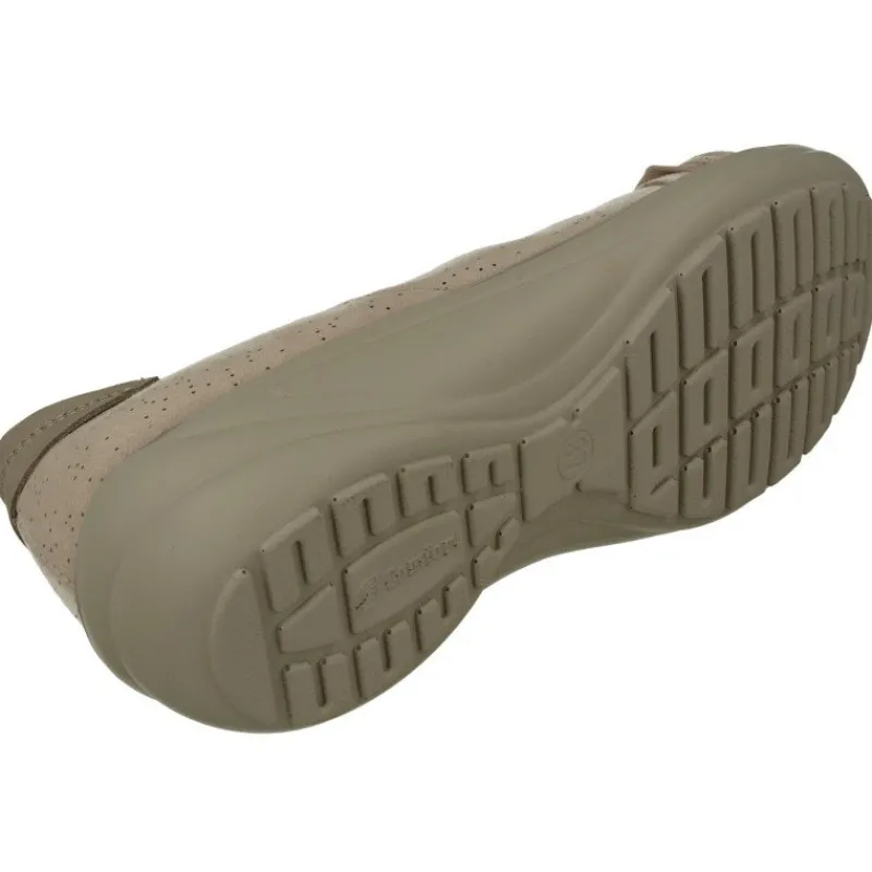G Comfort Zapatos Salon|Salon De En Piel Nobuck Con Nudo En Escote, Piso De Caucho Y Planta Anatomica Extraible