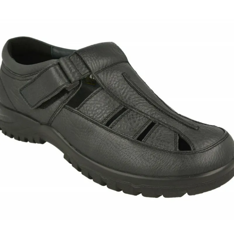 G Comfort Sandalias|Sandalia Cerrada De Con Ajuste De Velcro Y Piso De Descanso Con Planta Anatomica Movible