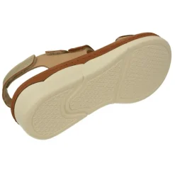 Comfort Class Sandalias|Sandalia De (Essential) En Piel Combinada Con Tiras De Velcro Ajustables, Planta Extraible Y Piso De Poliuretano