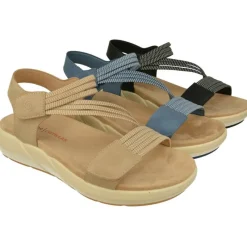 Doctor Cutillas Sandalias|Sandalia De Con Tiras De Tejido Elastico Y Doble Ajuste De Velcro, Planta Anatomica Y Piso De Amortiguacion