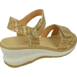 Doctor Cutillas Sandalias|Sandalia De En Piel Charol Grabada Con Doble Tira De Velcro Ajustable Y Con Plantilla Anatomica Movible.