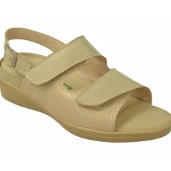 Drucker Calzapedic Sandalias|Sandalia De Drucker Con Doble Velcro En Pala Con Horma De Ancho 14 Y Piso Y Planta De Descanso Movible