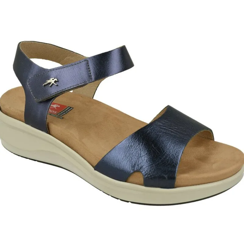 Fluchos Sandalias|Sandalia De Con Tira Lisa En Pala Y Tira Velcro Empeine Con Piso De Caucho Y Planta Anatomica Amortiguada