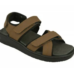 G Comfort Sandalias|Sandalia De De Tiras Cruzadas Con Ajuste De Velcro Y Planta De Descanso Extraible
