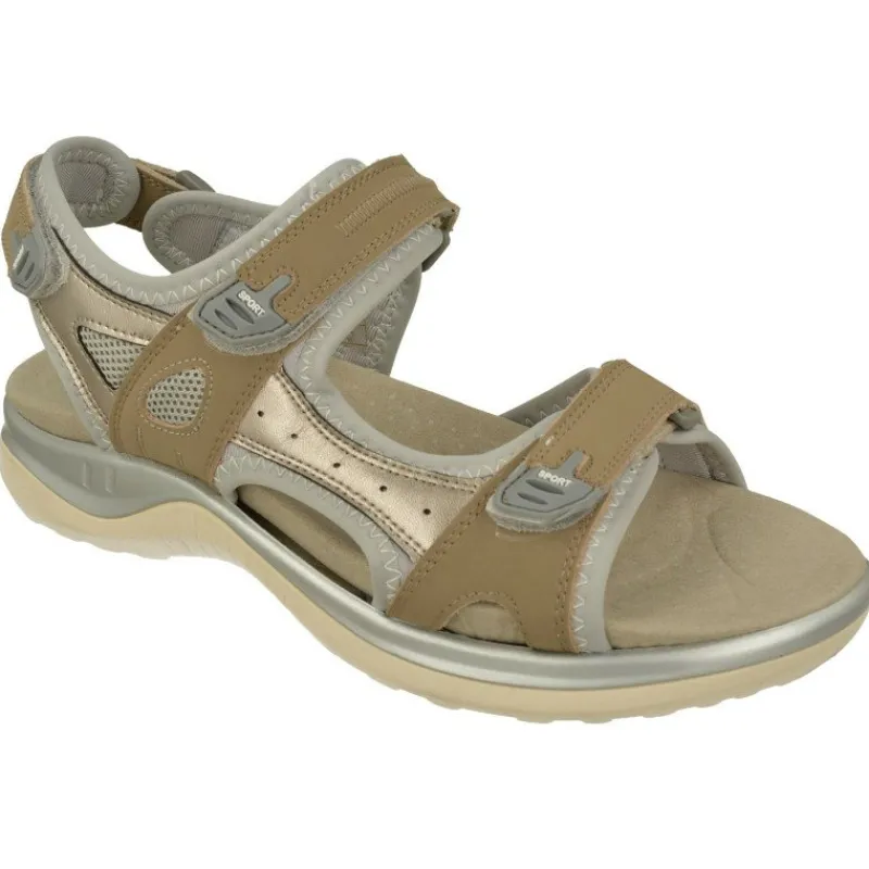 G Comfort Sandalias|Sandalia De Deportiva Con Triple Ajuste De Velcro Y Planta De Descanso Extraible En Piel Nobuck
