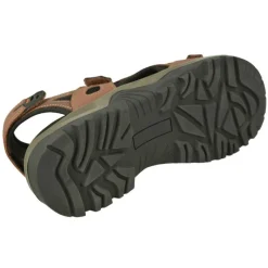 G Comfort Sandalias|Sandalia De En Piel Con Ajuste De Velcros Piel Engrasada Y Planta De Descanso Con Piso De Amortiguacion