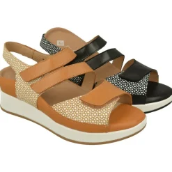PieSanto Sandalias|Sandalia De Triple Velcro Ajustable Especial Plantillas Con Piso De Cuna Microporosa Aligerada