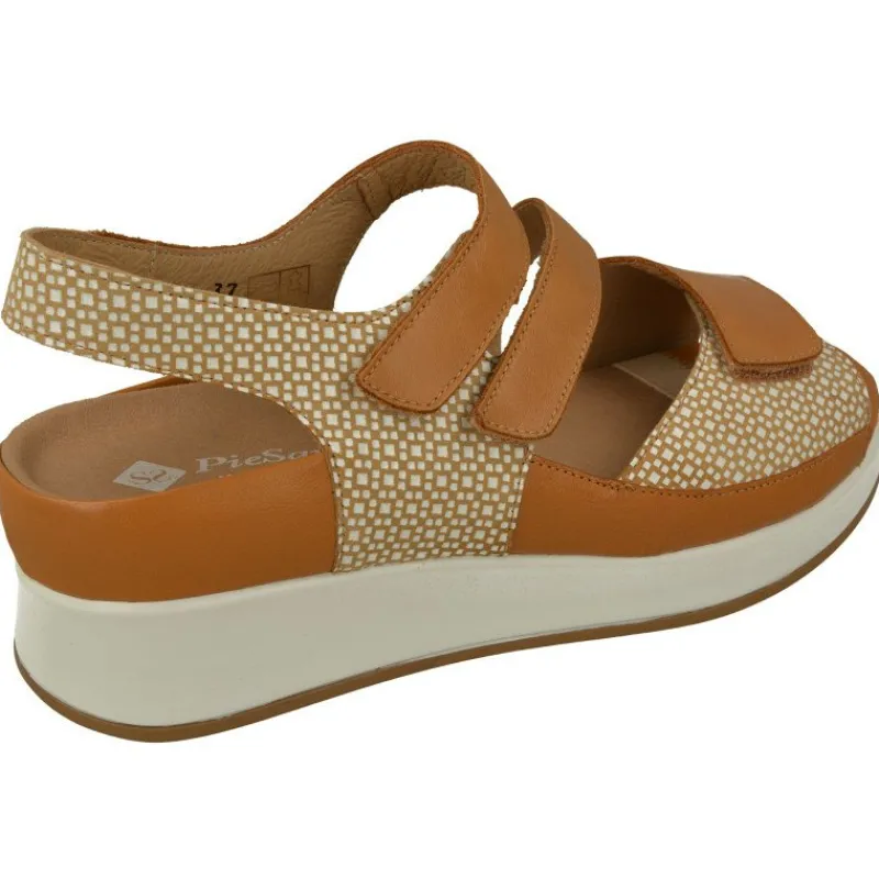 PieSanto Sandalias|Sandalia De Triple Velcro Ajustable Especial Plantillas Con Piso De Cuna Microporosa Aligerada