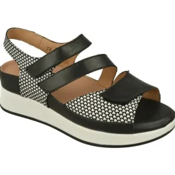 PieSanto Sandalias|Sandalia De Triple Velcro Ajustable Especial Plantillas Con Piso De Cuna Microporosa Aligerada