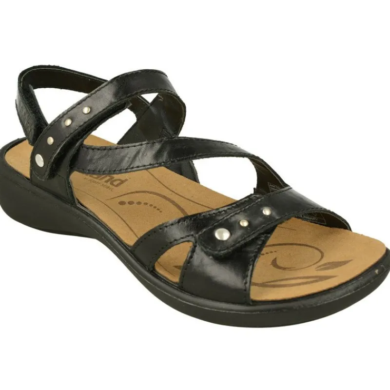 WESTLAND BY JOSEF SEIBEL antes ROMIKA Sandalias|Sandalia De Westland De Tiras Cruzadas Y Ajuste De Velcro Con Planta Anatomica Extraible Y Piso De Poliuretano