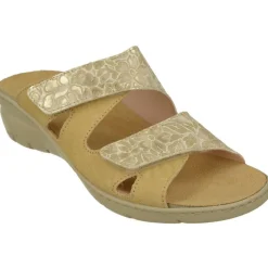 Comfort Class Sandalias|Sandalia Zueco De Combinado Piel Lisa Y Grabada Con Planta De Descanso Y Suela Aligerada
