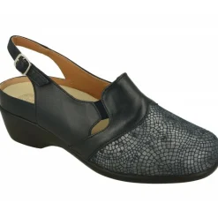 Calzamedi Zapatos Para Pies Delicados|Talon Abierto De Con Puntera Cerrada De Licra Con Piso De Cuna Poliurtano Y Planta Extraible De Horma Muy Ancha