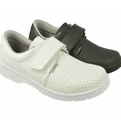 Calzamedi Zapatos Comodos Para Trabajar|Velcro De En Piel Picada Y Pala Lisa Especial Laboral Con Piso De Amortiguacion