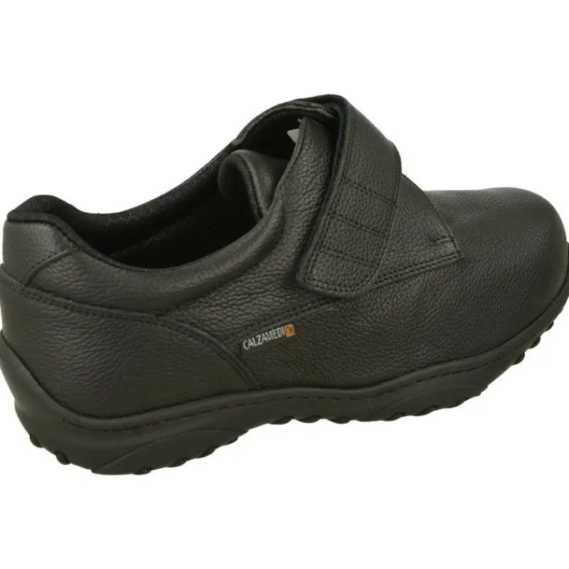 Calzamedi Velcros|Velcro De Especial Pie Diabetico, Ancho Especial 14 -15 Negro