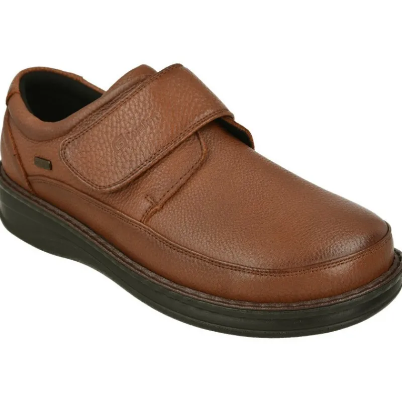 G Comfort Velcros|Velcro De Con Bordon En Pala Y Piel Grabada, Membrana Impermeable Y Piso De Poliuretano Aligerado En Horma De Ancho 14