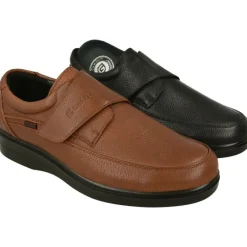 G Comfort Velcros|Velcro De En Piel Grabada Con Bordon En Pala, Membrana Impermeable Y Piso De Poliuretano Con Planta Extraible