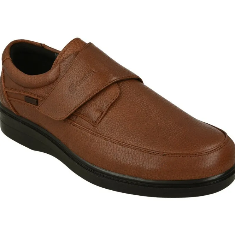 G Comfort Velcros|Velcro De En Piel Grabada Con Bordon En Pala, Membrana Impermeable Y Piso De Poliuretano Con Planta Extraible
