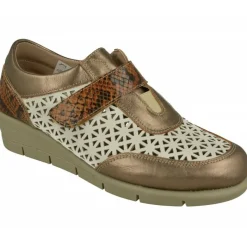 Doctor Cutillas Velcros|Velcro Del Picado Combinado En Beige Y Tonos Con Planta Extraible Y Piso De Amortiguacion