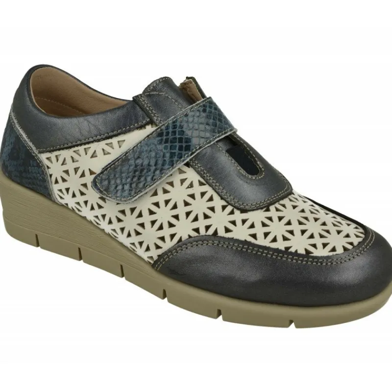 Doctor Cutillas Velcros|Velcro Del Picado Combinado En Beige Y Tonos Con Planta Extraible Y Piso De Amortiguacion