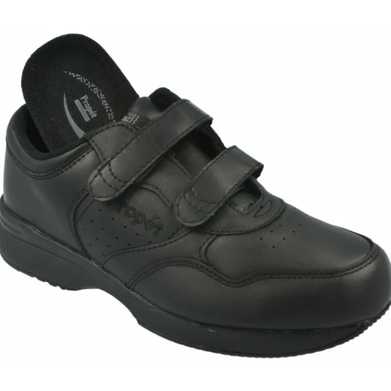 Propet Deportivos|Velcro Deportivo De Con Piso Aligerado Y Horma De Ancho Especial 13 Negro