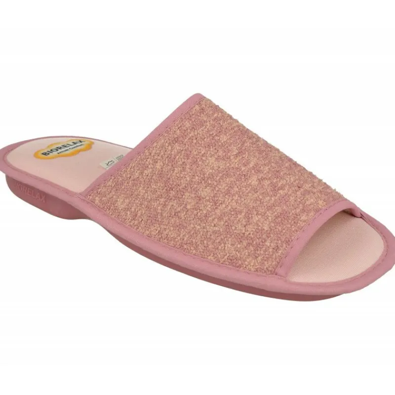 Cosdam Chinelas|Zapatilla Chinela Con Puntera Abierta En Lona Jaspeada Y Piso De Goma Biorelax De Amortiguacion