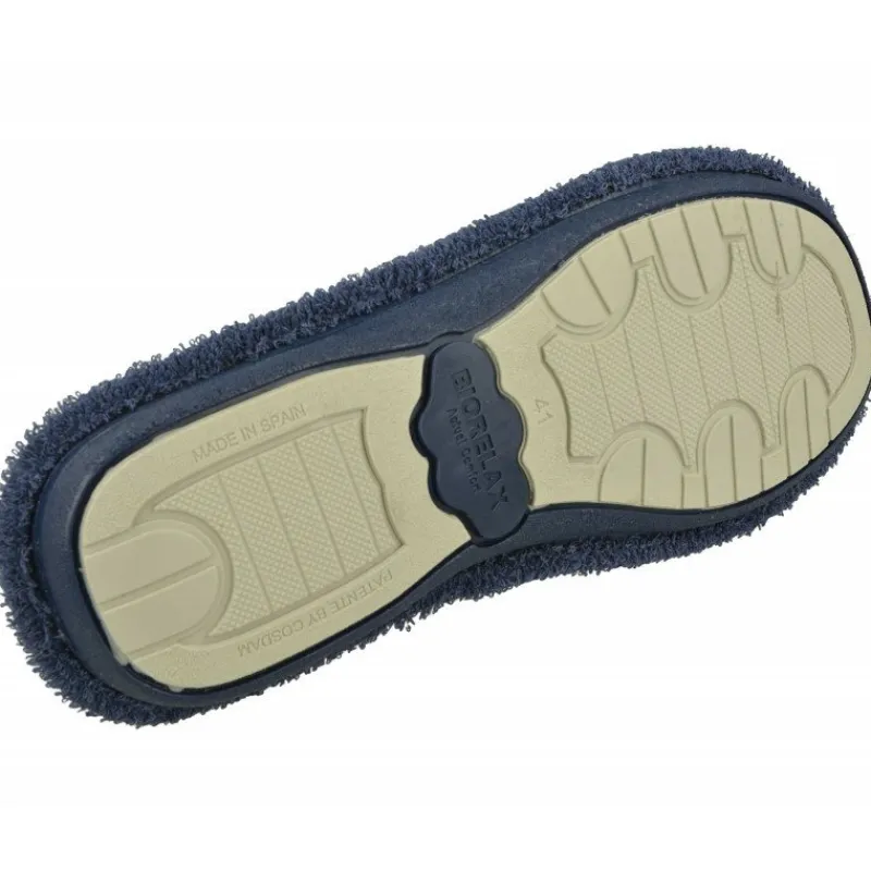 Cosdam Chinelas|Zapatilla Chinela De De Tiras Cruzadas En Rizo De Algodon Y Planta Biorelax De Gran Descanso Tejano