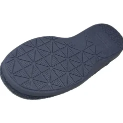 Garzon Chinelas|Zapatilla Chinela De En Rizo De Algodon Con Puntera Cerrada Y Suela De Caucho Con Planta Contrastada